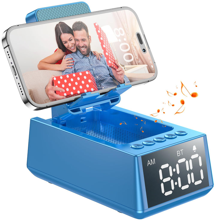 CHIFENCHY Birthday Gifts for Men Women-Bluetooth Speaker with HD Sound, Stocking Stuffers White Elephant Gifts for Adults, Kitchen Gadgets for Anniversary Idea Gift for Dad Mom Husband Wife(Black)