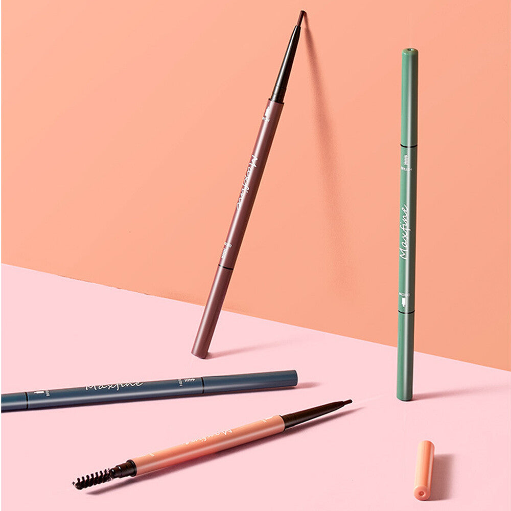 Waterproof Microblading Eye Brow Eyeliner Eyebrow Pen Pencil Brush Makeup Tools*