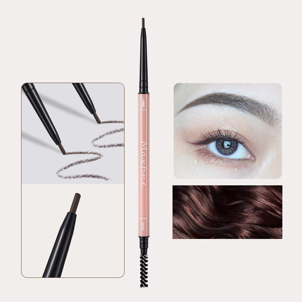 Waterproof Microblading Eye Brow Eyeliner Eyebrow Pen Pencil Brush Makeup Tools*