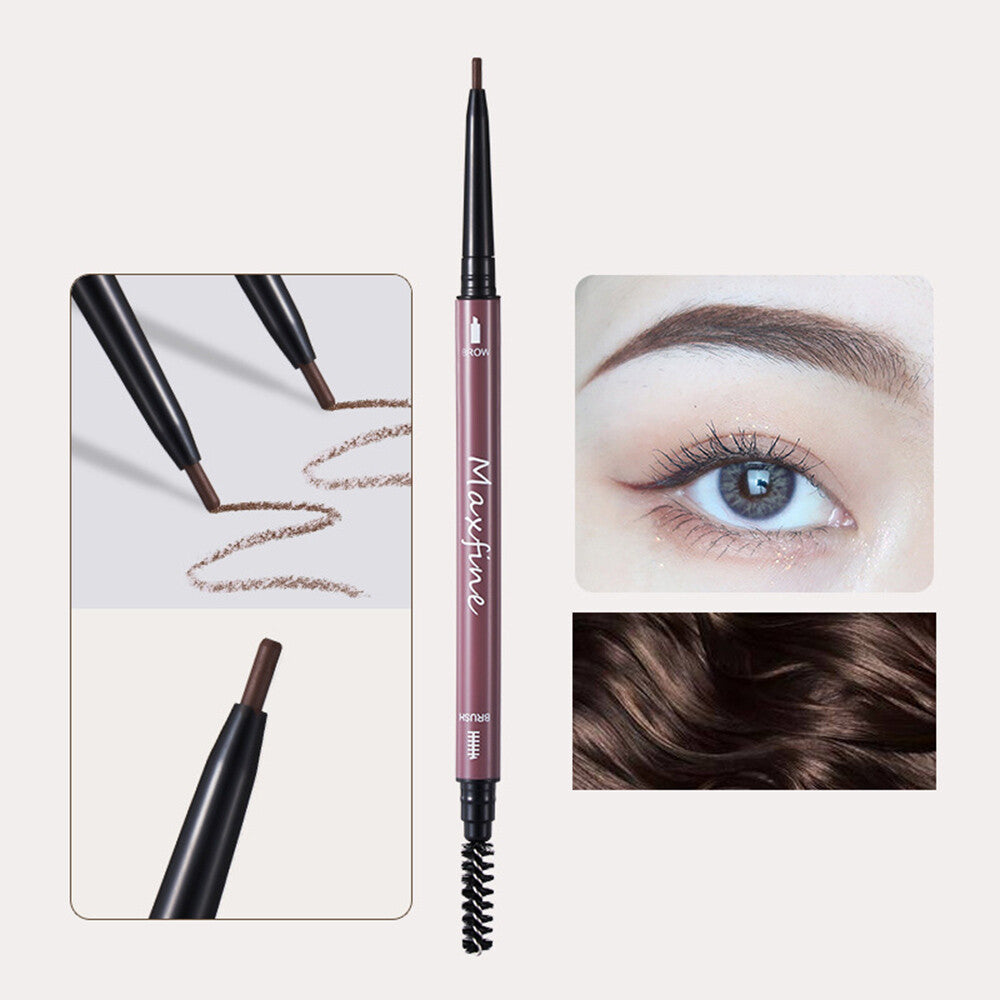 Waterproof Microblading Eye Brow Eyeliner Eyebrow Pen Pencil Brush Makeup Tools*