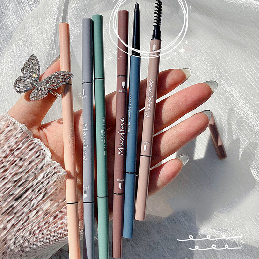 Waterproof Microblading Eye Brow Eyeliner Eyebrow Pen Pencil Brush Makeup Tools*