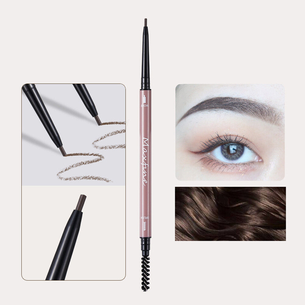 Waterproof Microblading Eye Brow Eyeliner Eyebrow Pen Pencil Brush Makeup Tools*