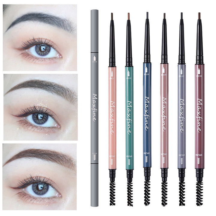 Waterproof Microblading Eye Brow Eyeliner Eyebrow Pen Pencil Brush Makeup Tools*