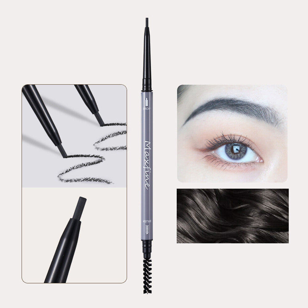 Waterproof Microblading Eye Brow Eyeliner Eyebrow Pen Pencil Brush Makeup Tools*