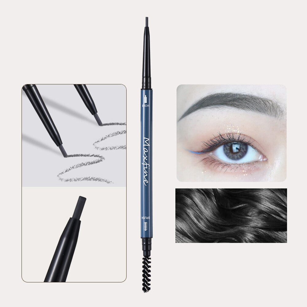 Waterproof Microblading Eye Brow Eyeliner Eyebrow Pen Pencil Brush Makeup Tools*